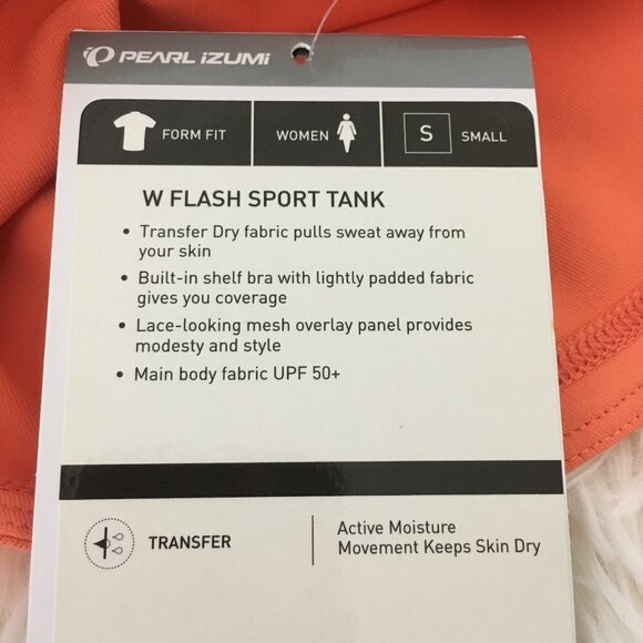 Pearl Izumi Biking Cycling Running Flash Sport Tank Top Size Small New With Tags - Picture 11 of 14